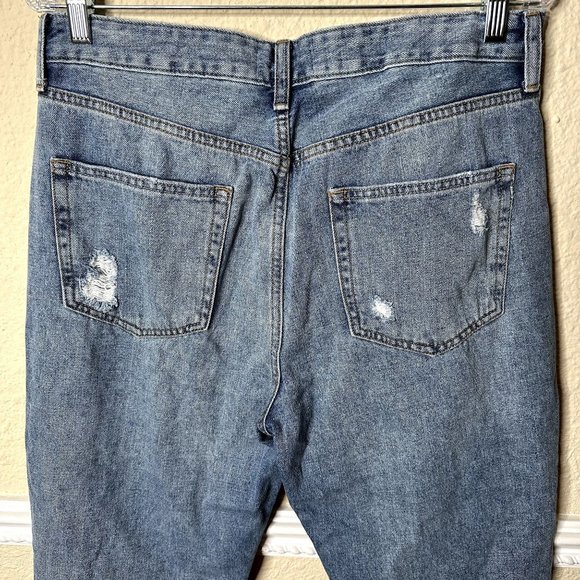 JBD Just Black Denim Women's SZ 31 Distressed Jeans Medium Wash - Picture 4 of 10